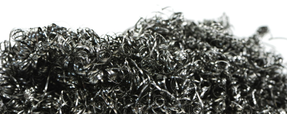 Steel wool for cleaning kitchen cookware and polishing surfaces