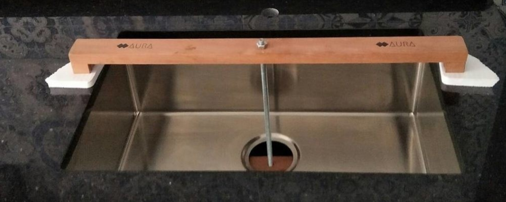 Revolutionary undermount leakproof sink from Aura Stone
