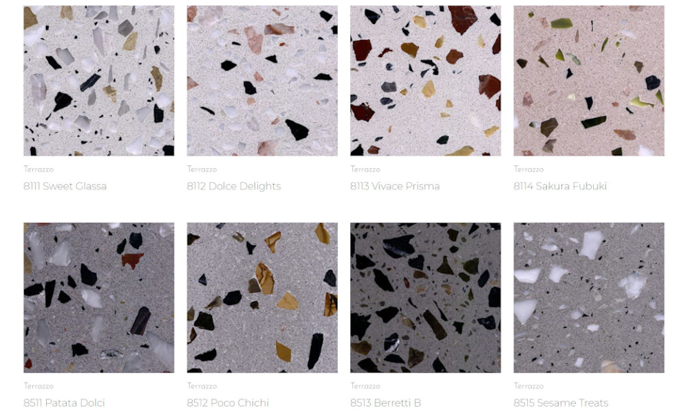 Aurastone Terrazzo Design Options