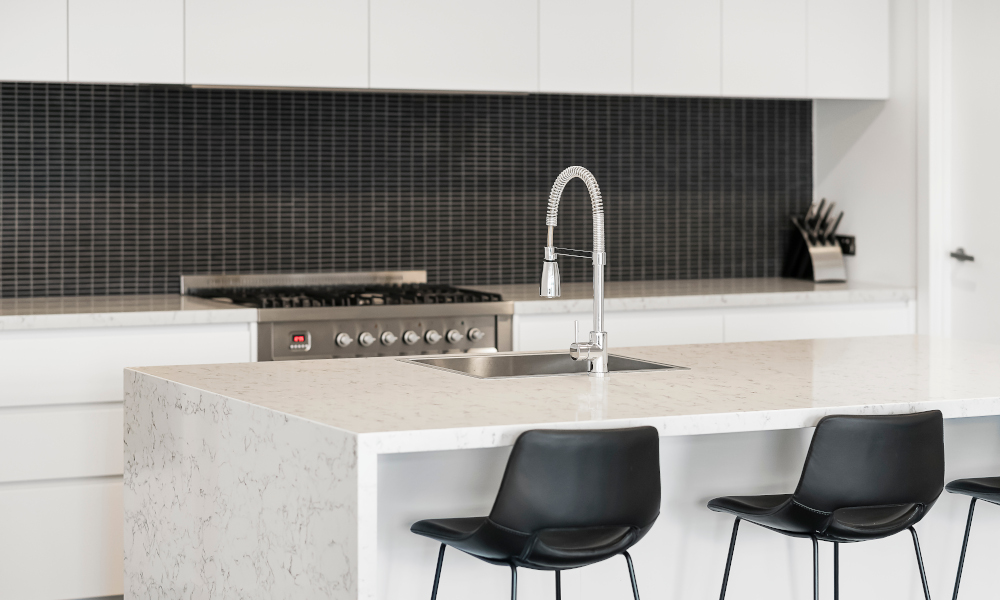 Clean and seamless Dekton countertop