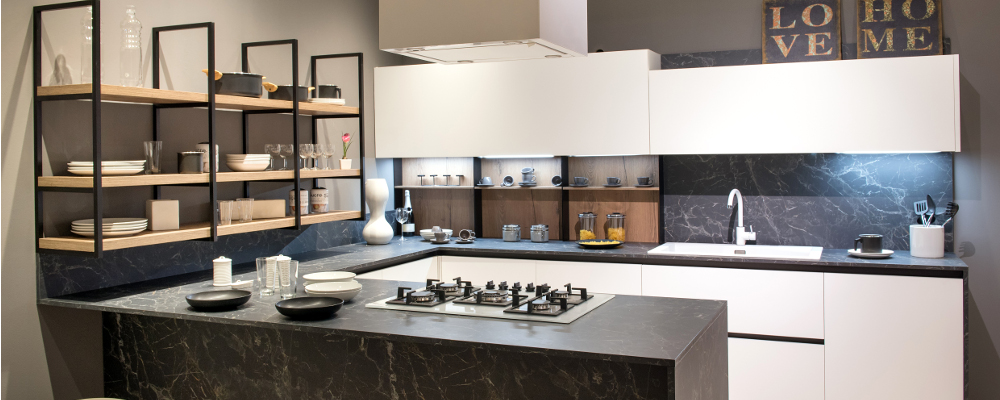 Tiered kitchen storage to maximize kitchen space