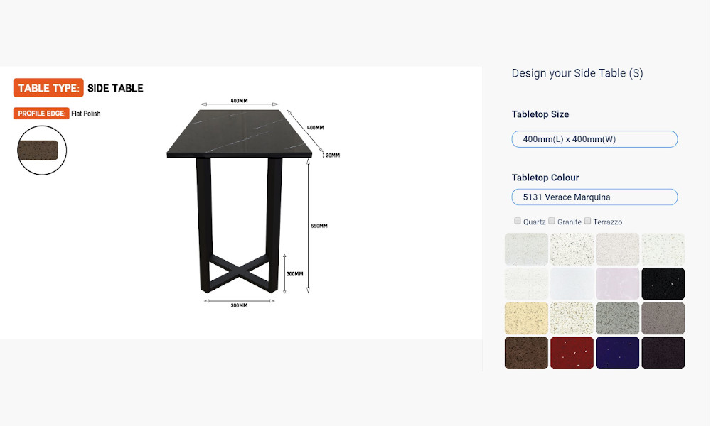 UNIX Side Table Customisation