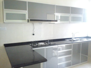 aluminum-cabinet with kitchen sink