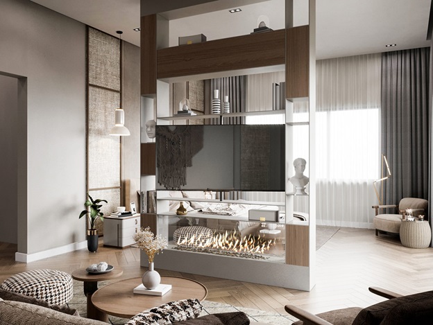 luxury boho designs for living room