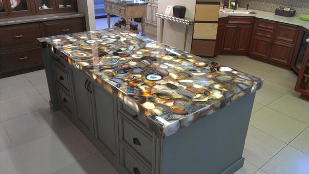 multicolour quartz kitchen countertop bto